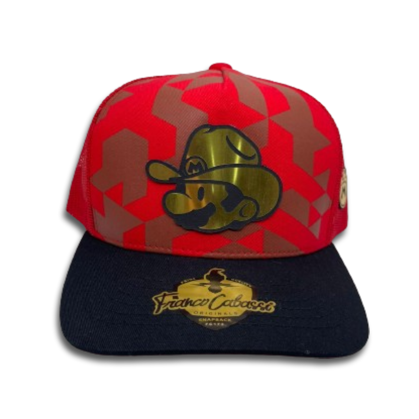 Mario Sombrero Camo Red