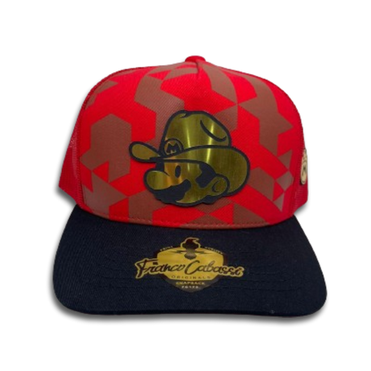 Mario Sombrero Camo Red